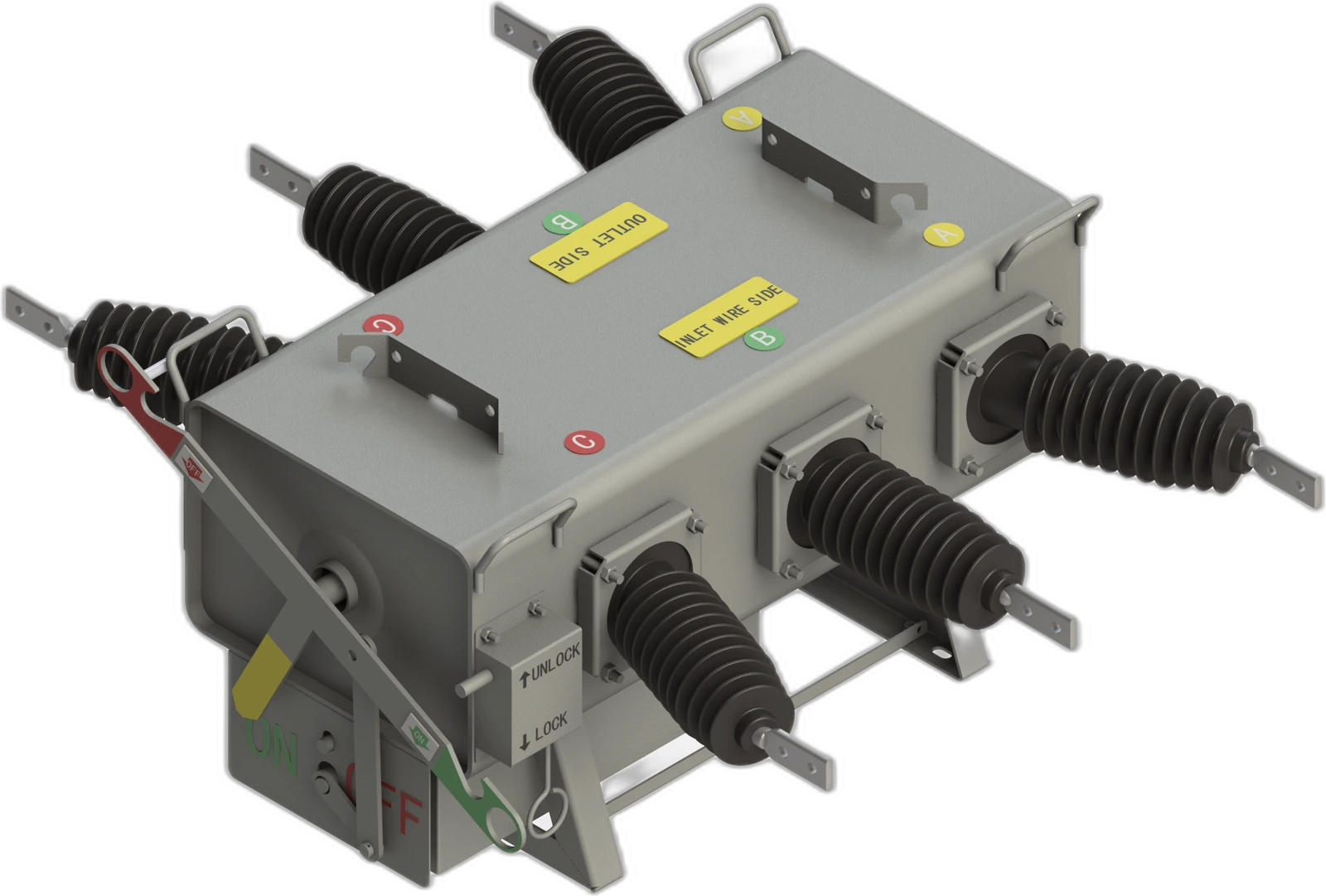 LBS — Chave Tripolar Sob Carga a SF6 15, 25,8 e 36 kV para Rede de